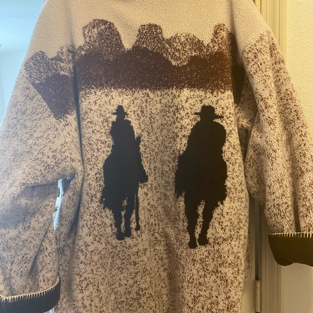 Western themed Blanket Coat